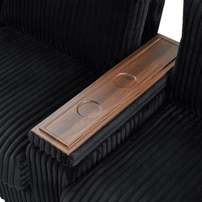 4-seater Corduroy Sofa Couch