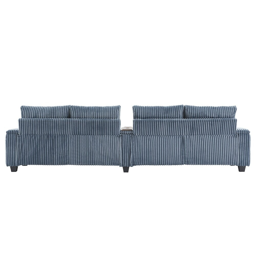 4-seater Corduroy Sofa Couch