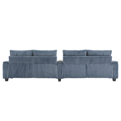 4-seater Corduroy Sofa Couch
