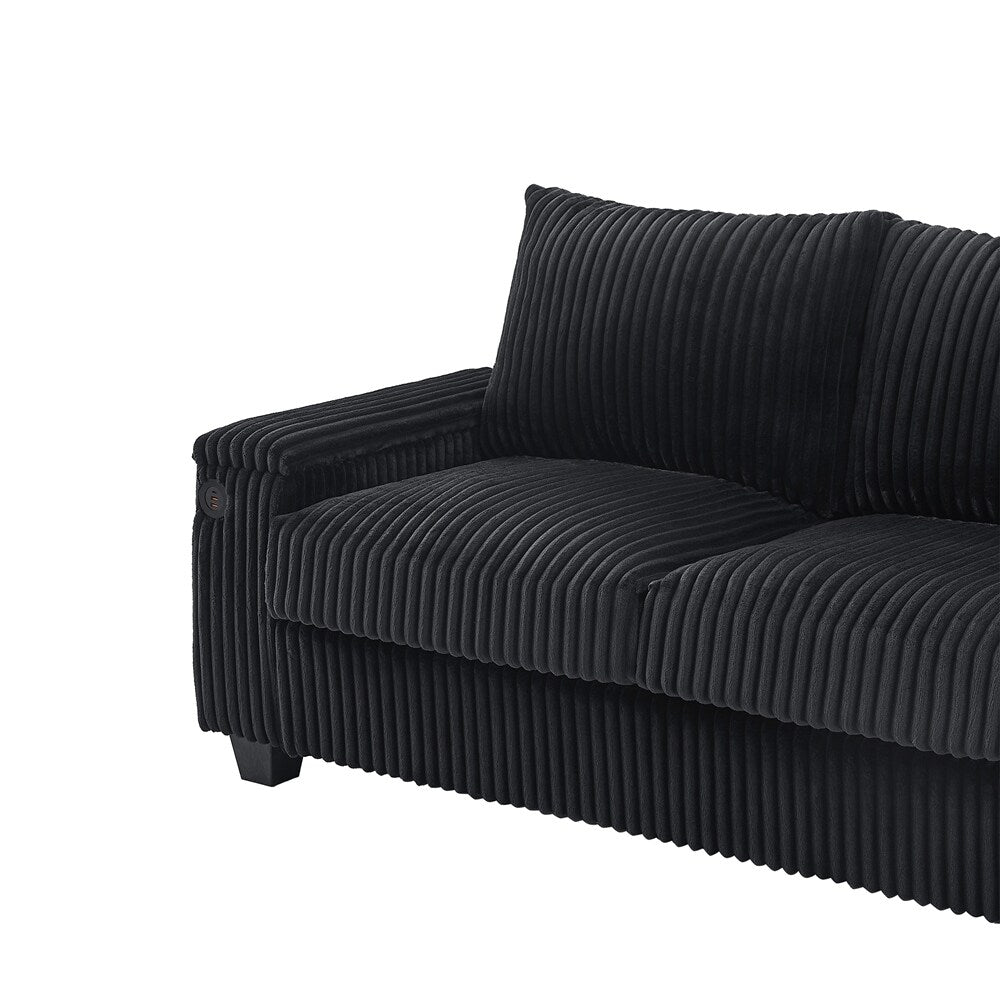 4-seater Corduroy Sofa Couch
