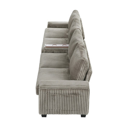 4-seater Corduroy Sofa Couch