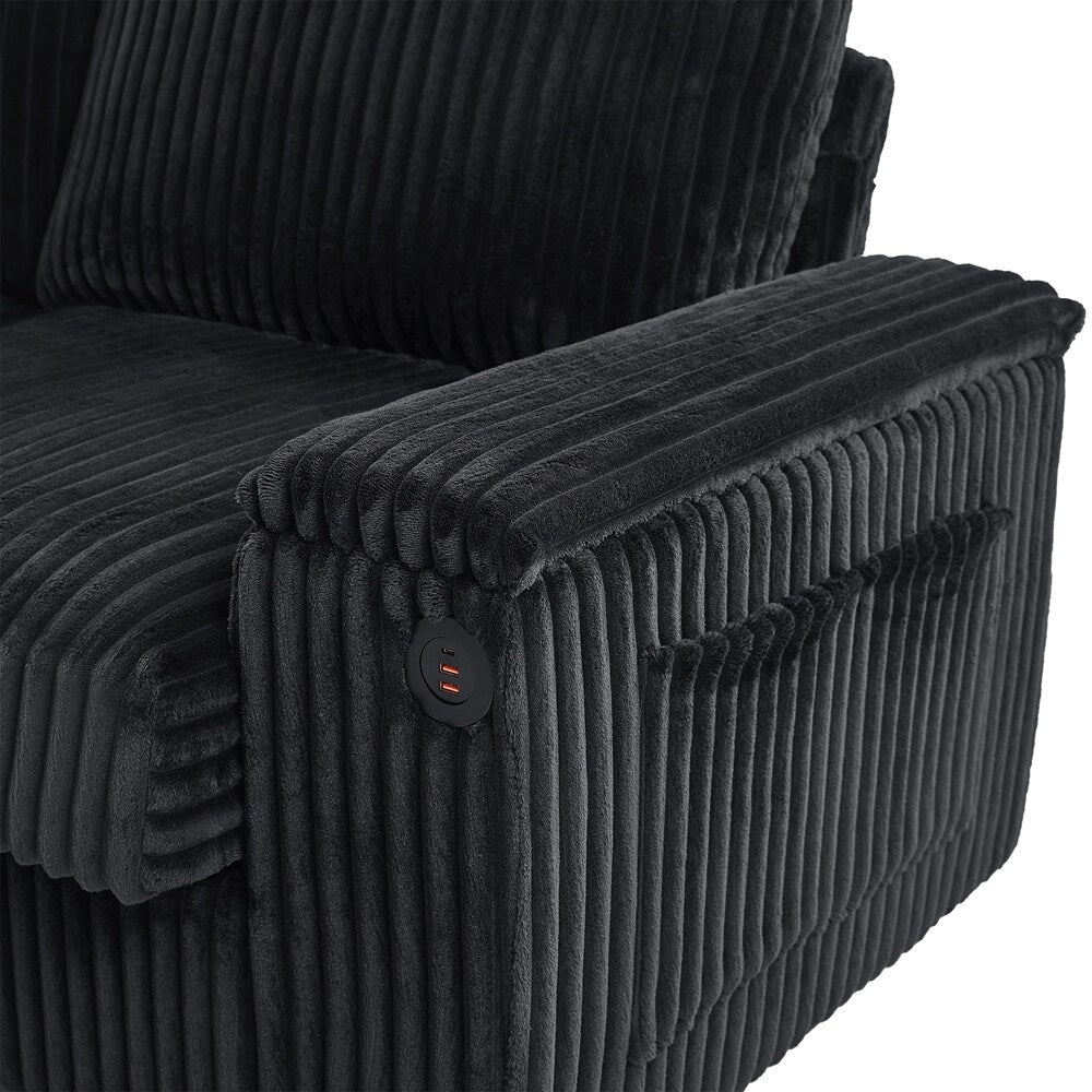 4-seater Corduroy Sofa Couch