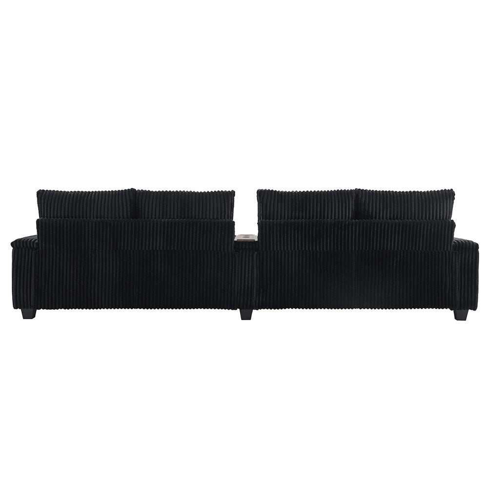 4-seater Corduroy Sofa Couch
