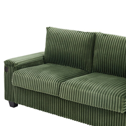 4-seater Corduroy Sofa Couch