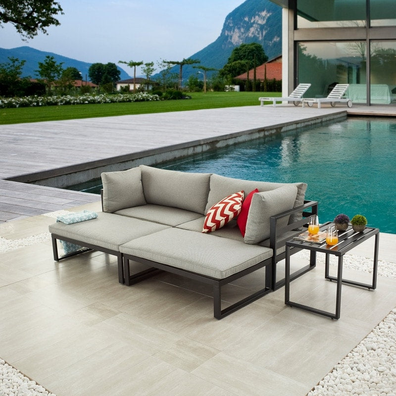 Patio Festival 5-Piece Outdoor Conversation Set