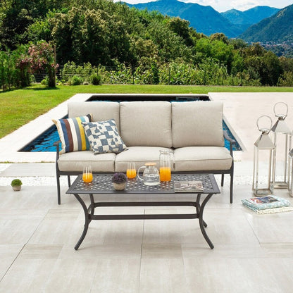 PATIO FESTIVAL 6-Piece Outdoor Metal Conversation Set
