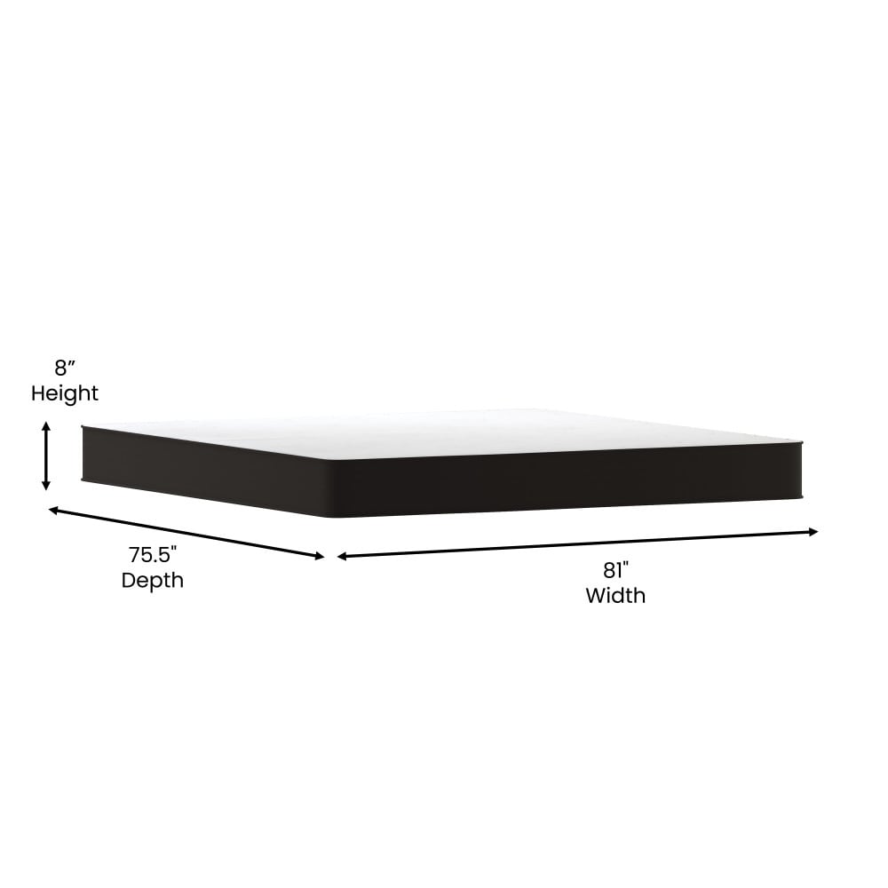 Medium Tight Top Innerspring Hybrid Mattress - Gray