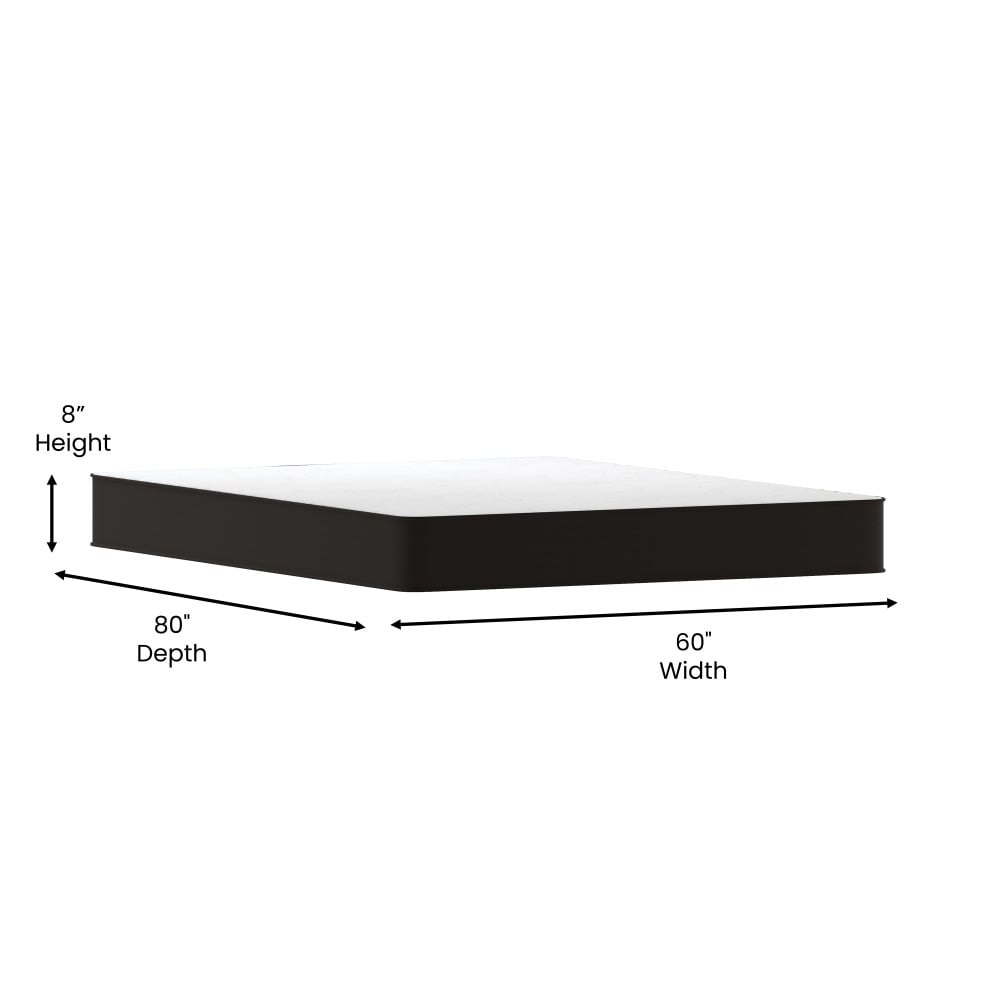 Medium Tight Top Innerspring Hybrid Mattress - Gray