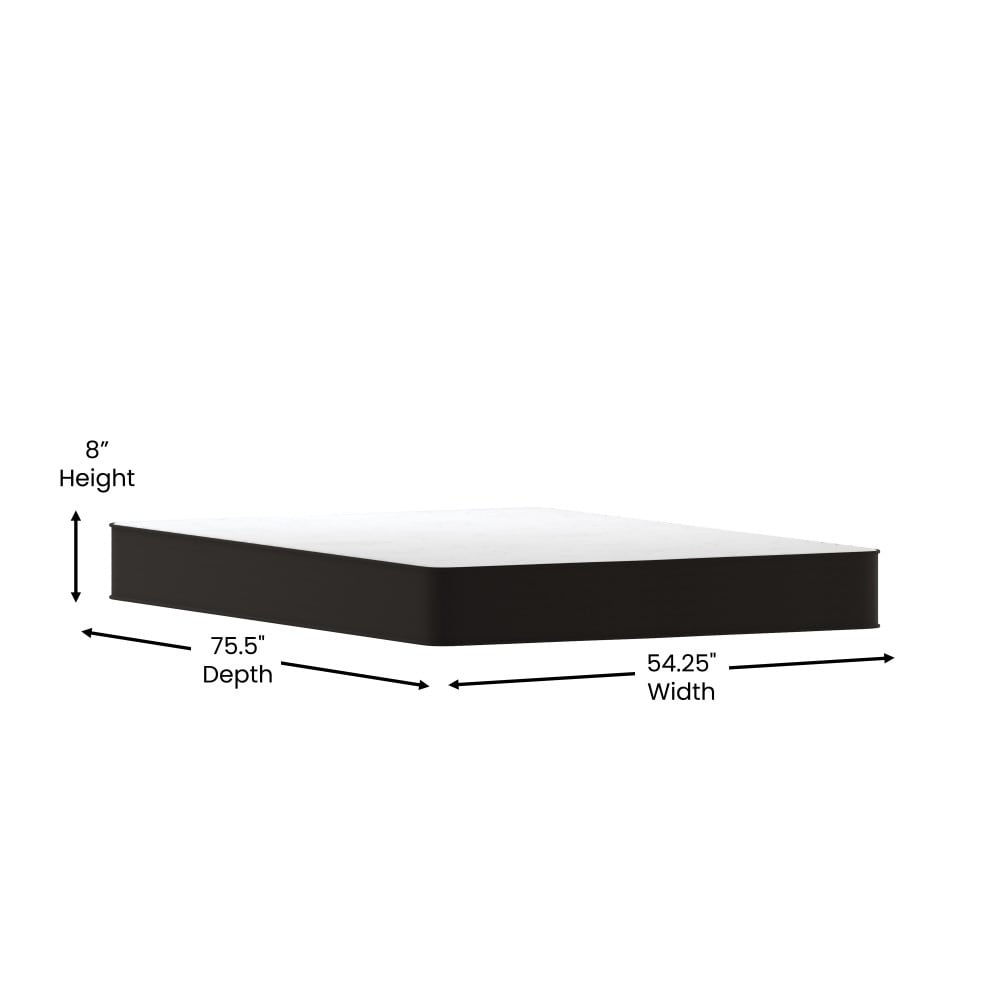 Medium Tight Top Innerspring Hybrid Mattress - Gray