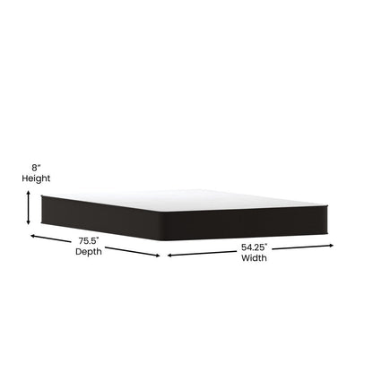 Medium Tight Top Innerspring Hybrid Mattress - Gray