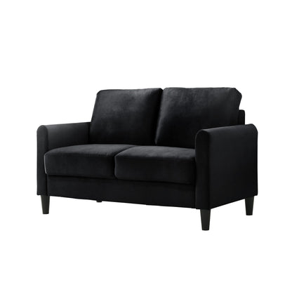 Clayfell Airell Velvet Arm Living Room Set