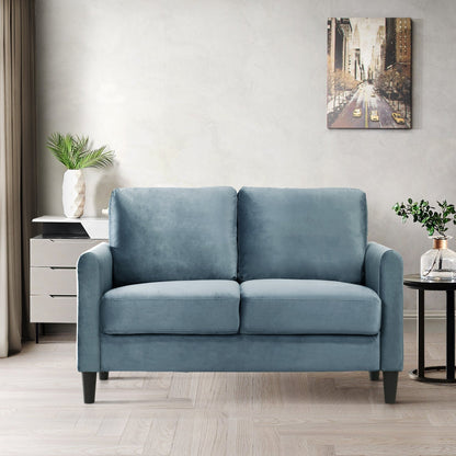Clayfell Airell Velvet Arm Living Room Set