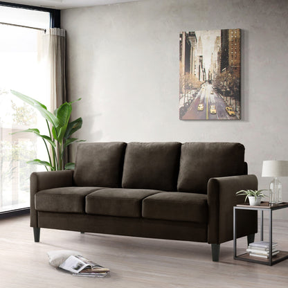 Clayfell Airell Velvet Arm Living Room Set