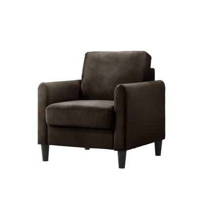 Clayfell Airell Velvet Arm Living Room Set