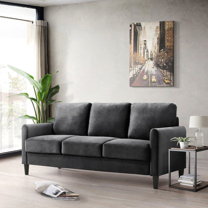 Clayfell Airell Velvet Arm Living Room Set