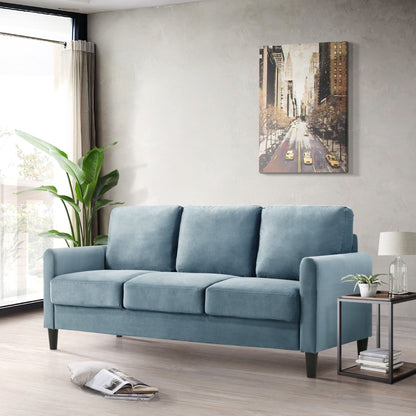 Clayfell Airell Velvet Arm Living Room Set