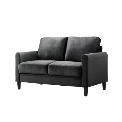 Clayfell Airell Velvet Arm Living Room Set