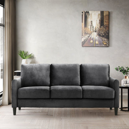 Clayfell Airell Velvet Arm Living Room Set
