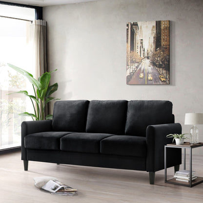 Clayfell Airell Velvet Arm Living Room Set