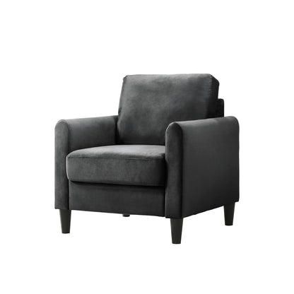 Clayfell Airell Velvet Arm Living Room Set