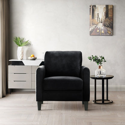 Clayfell Airell Velvet Arm Living Room Set