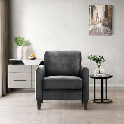 Clayfell Airell Velvet Arm Living Room Set