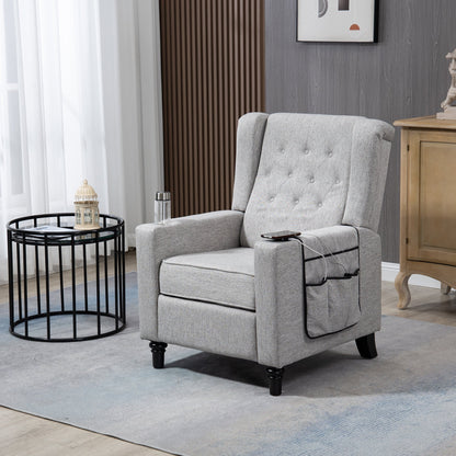 Recliner Chair with Button Tufted Back