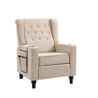 Recliner Chair with Button Tufted Back