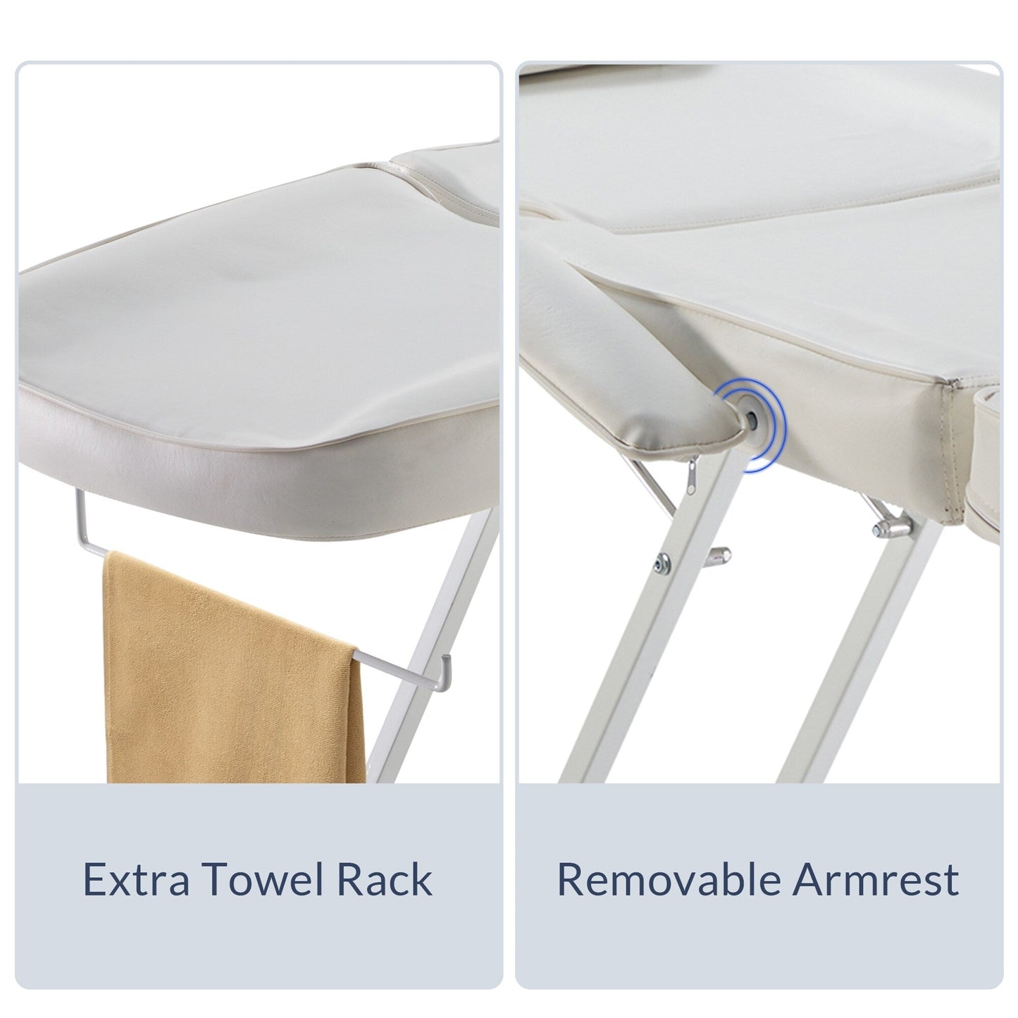 BELLAVIE Adjustable Table Chair Salon Bed Spa Tattoo
