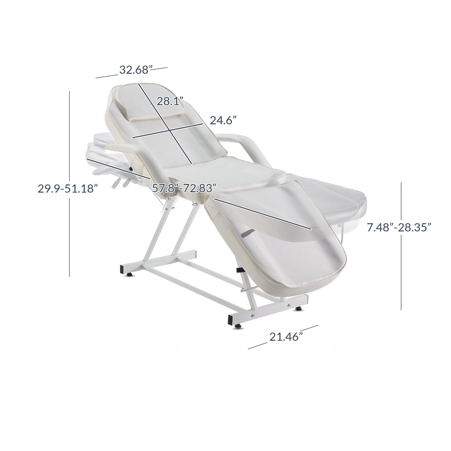 BELLAVIE Adjustable Table Chair Salon Bed Spa Tattoo