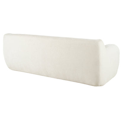 Beige Minimalist 3-seater Sofa with High-Density Foam Padding