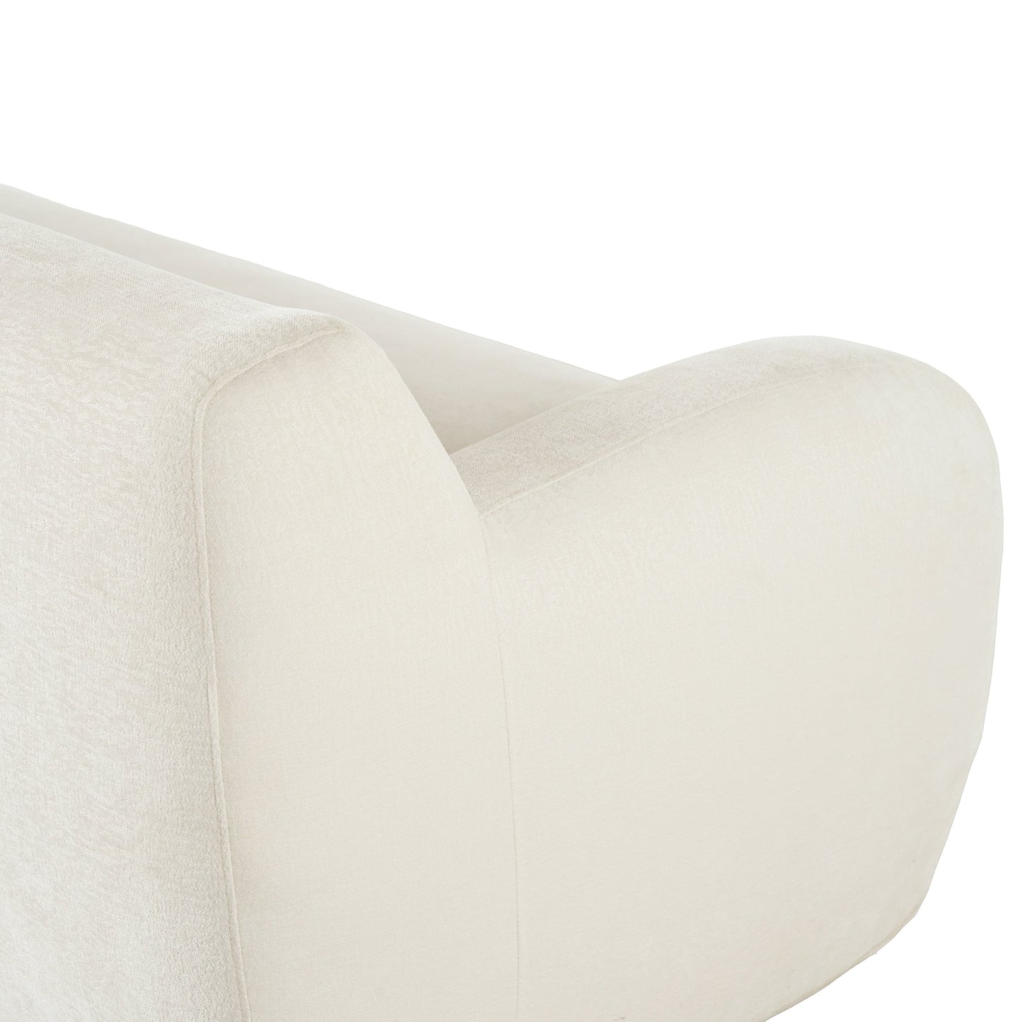 Beige Minimalist 3-seater Sofa with High-Density Foam Padding