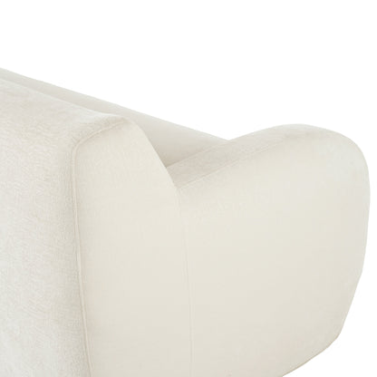 Beige Minimalist 3-seater Sofa with High-Density Foam Padding