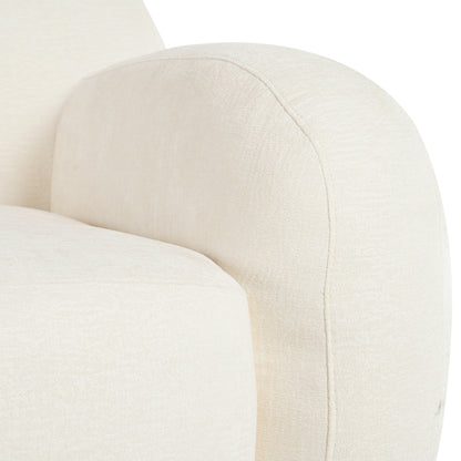 Beige Minimalist 3-seater Sofa with High-Density Foam Padding