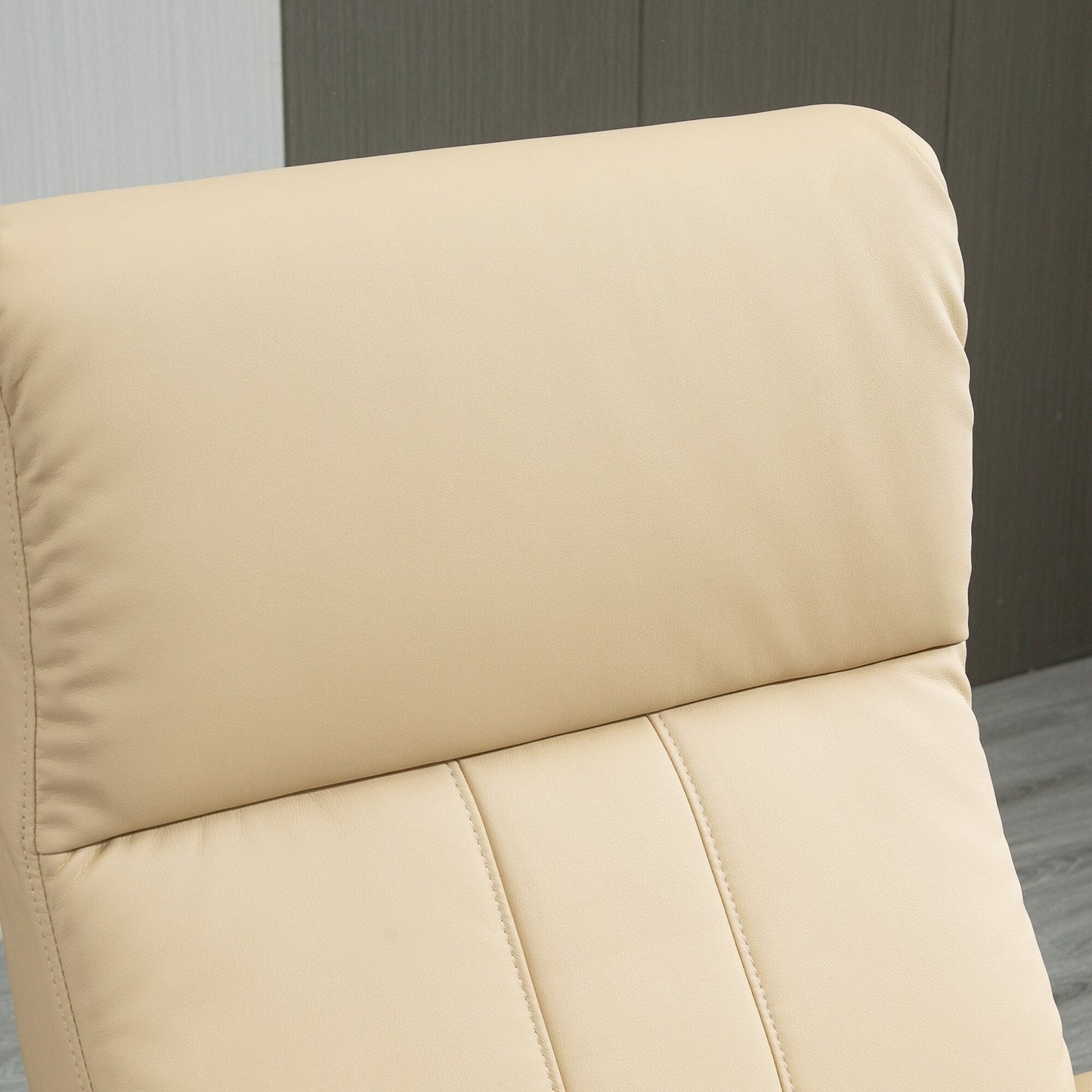 Beige Modern 26 Swivel Recliner Chair