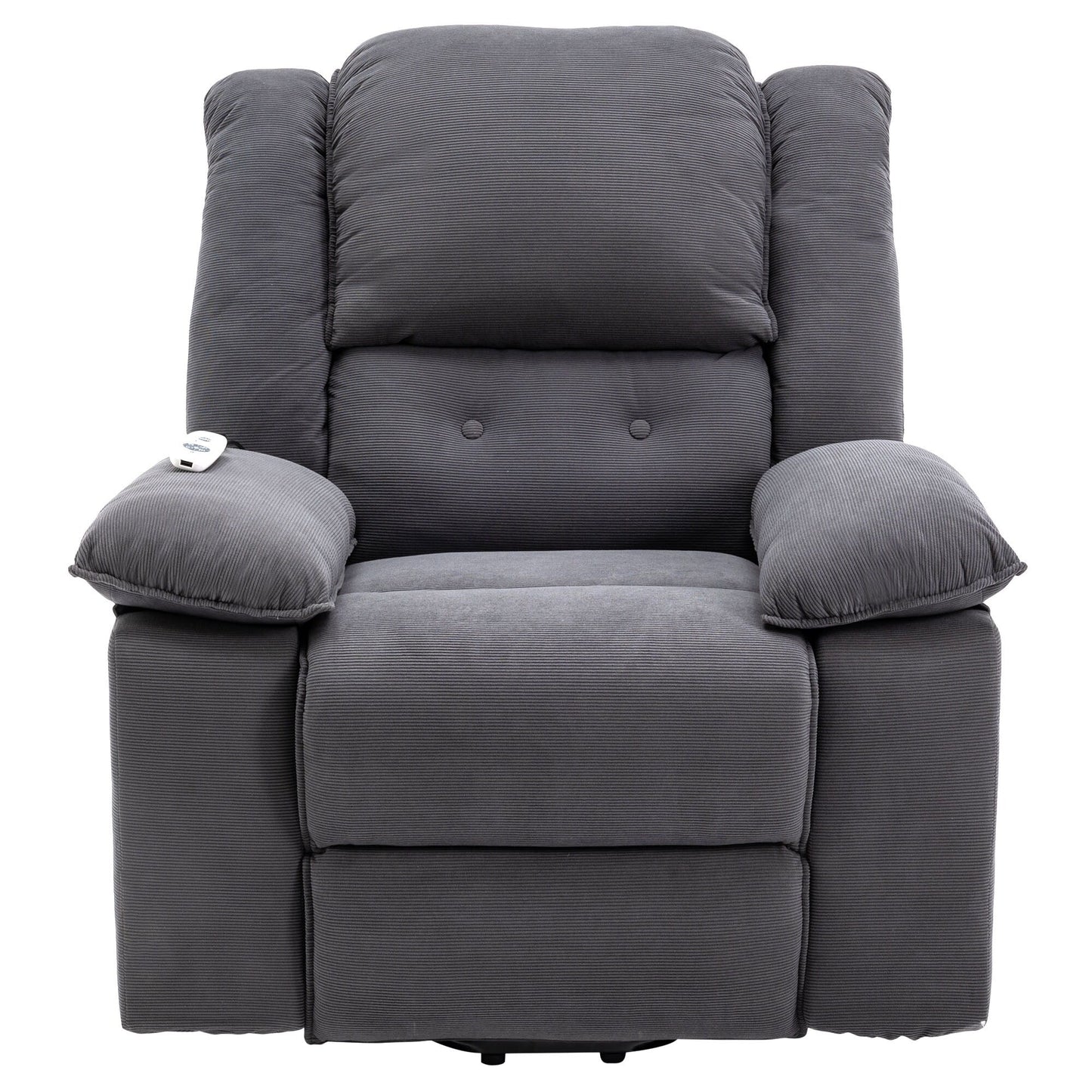 Beige Power Lift Recliner for Seniors with Massage, Heating, Adjustable Recline, Side Pockets, and Infinite Positions