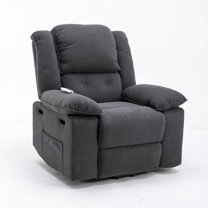 Beige Power Lift Recliner with Massage, Heat, and Adjustable Recline