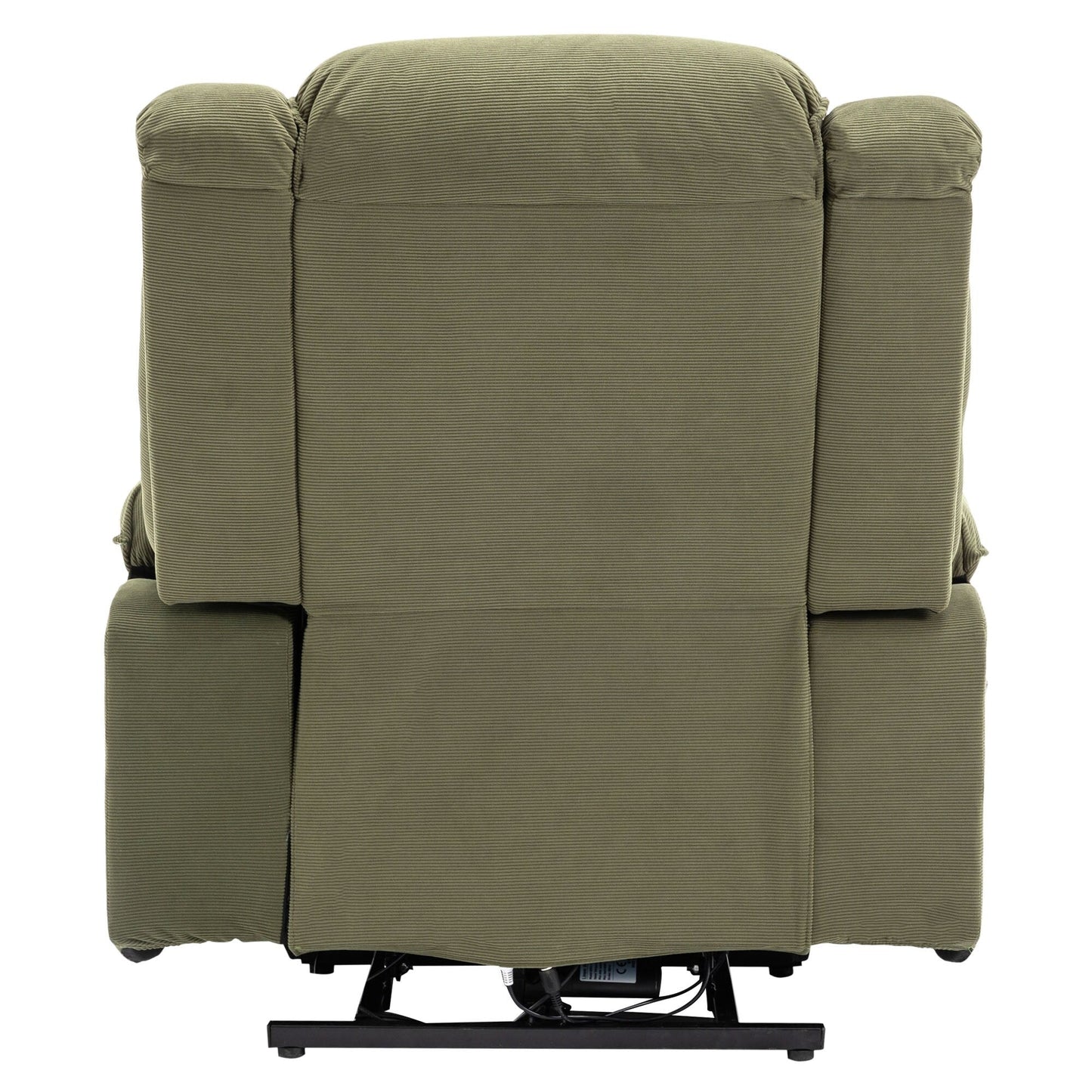 Beige Power Lift Recliner with Massage, Heat, and Adjustable Recline
