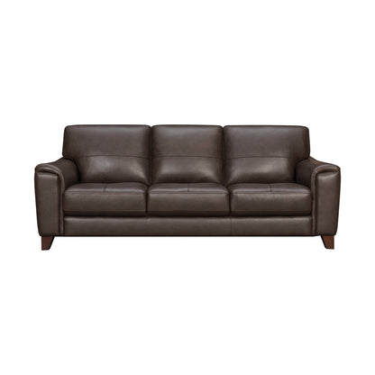 Bergen 87 Leather Upholstered 3-Seater Sofa