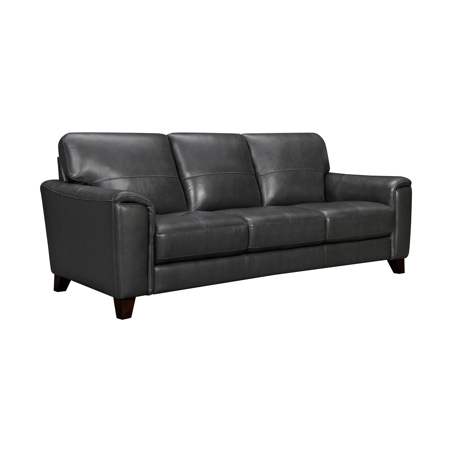 Bergen 87 Leather Upholstered 3-Seater Sofa