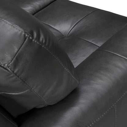 Bergen 87 Leather Upholstered 3-Seater Sofa