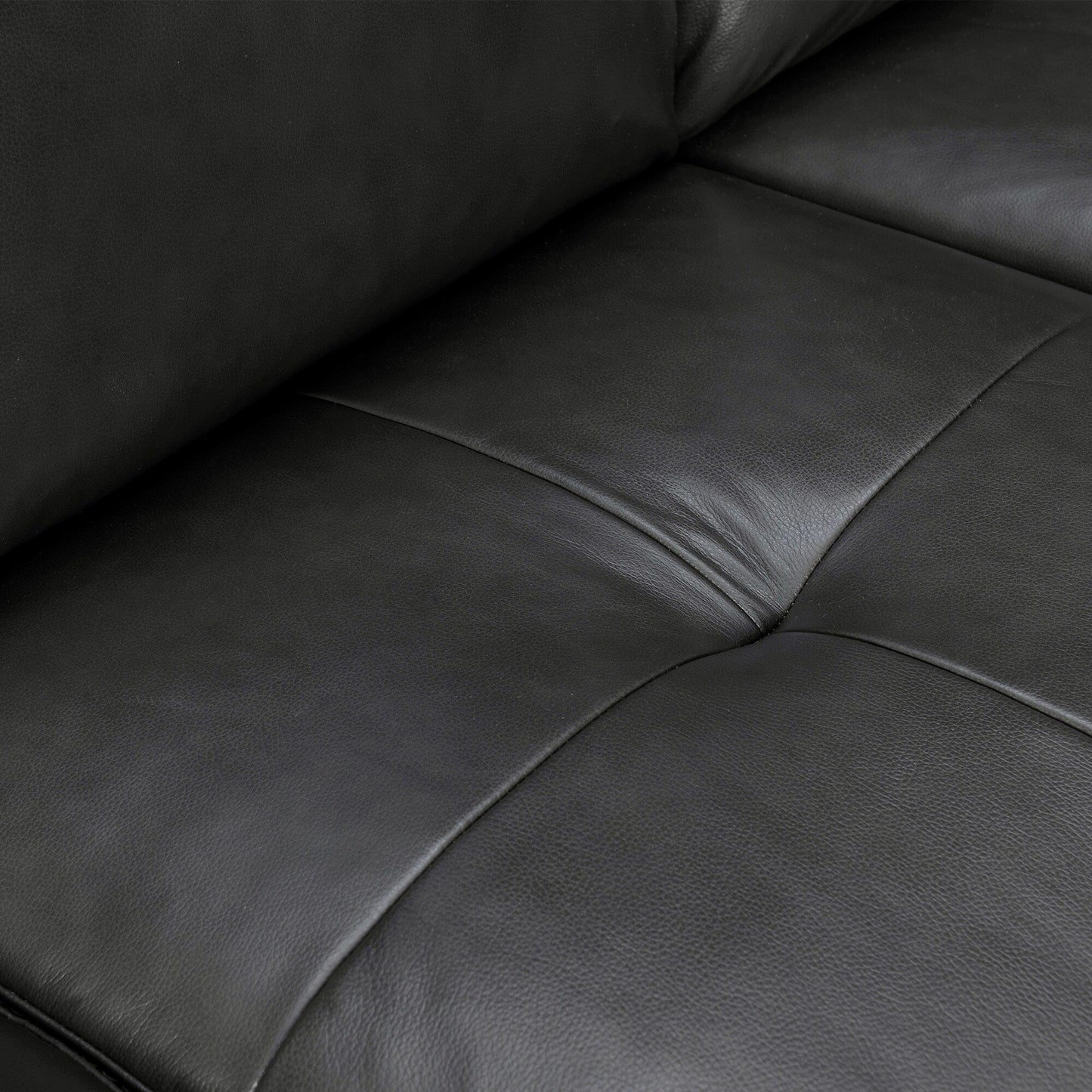 Bergen 87 Leather Upholstered 3-Seater Sofa