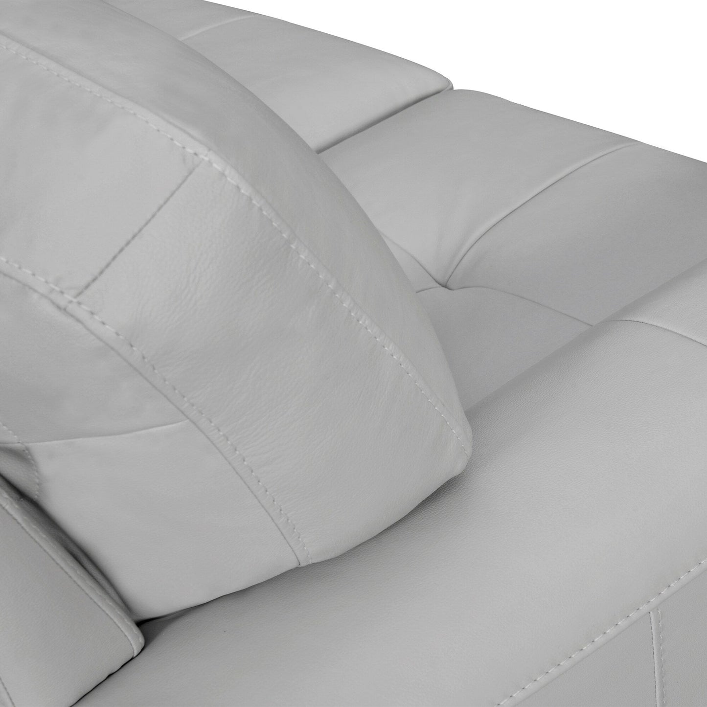 Bergen 87 Leather Upholstered 3-Seater Sofa