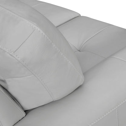 Bergen 87 Leather Upholstered 3-Seater Sofa