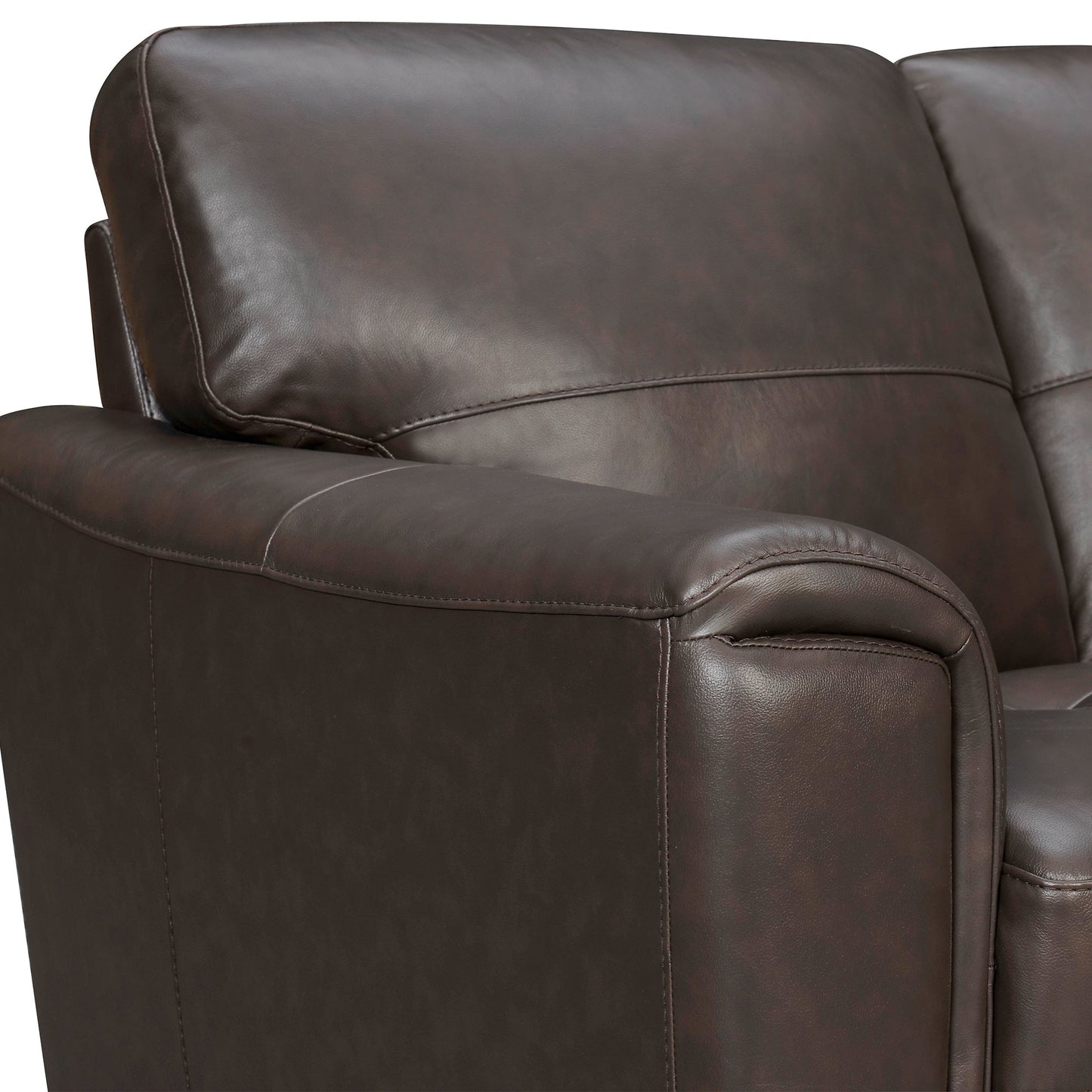 Bergen 87 Leather Upholstered 3-Seater Sofa