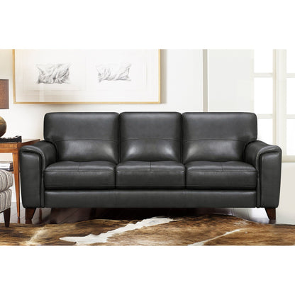 Bergen 87 Leather Upholstered 3-Seater Sofa