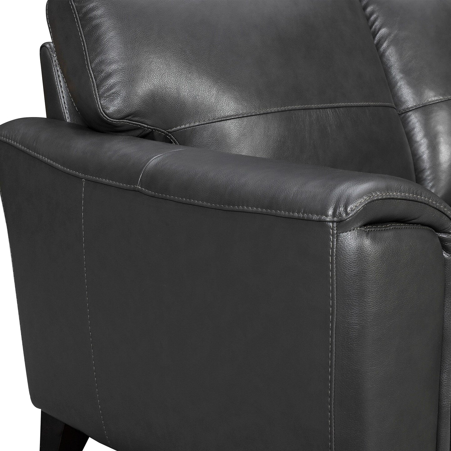 Bergen 87 Leather Upholstered 3-Seater Sofa