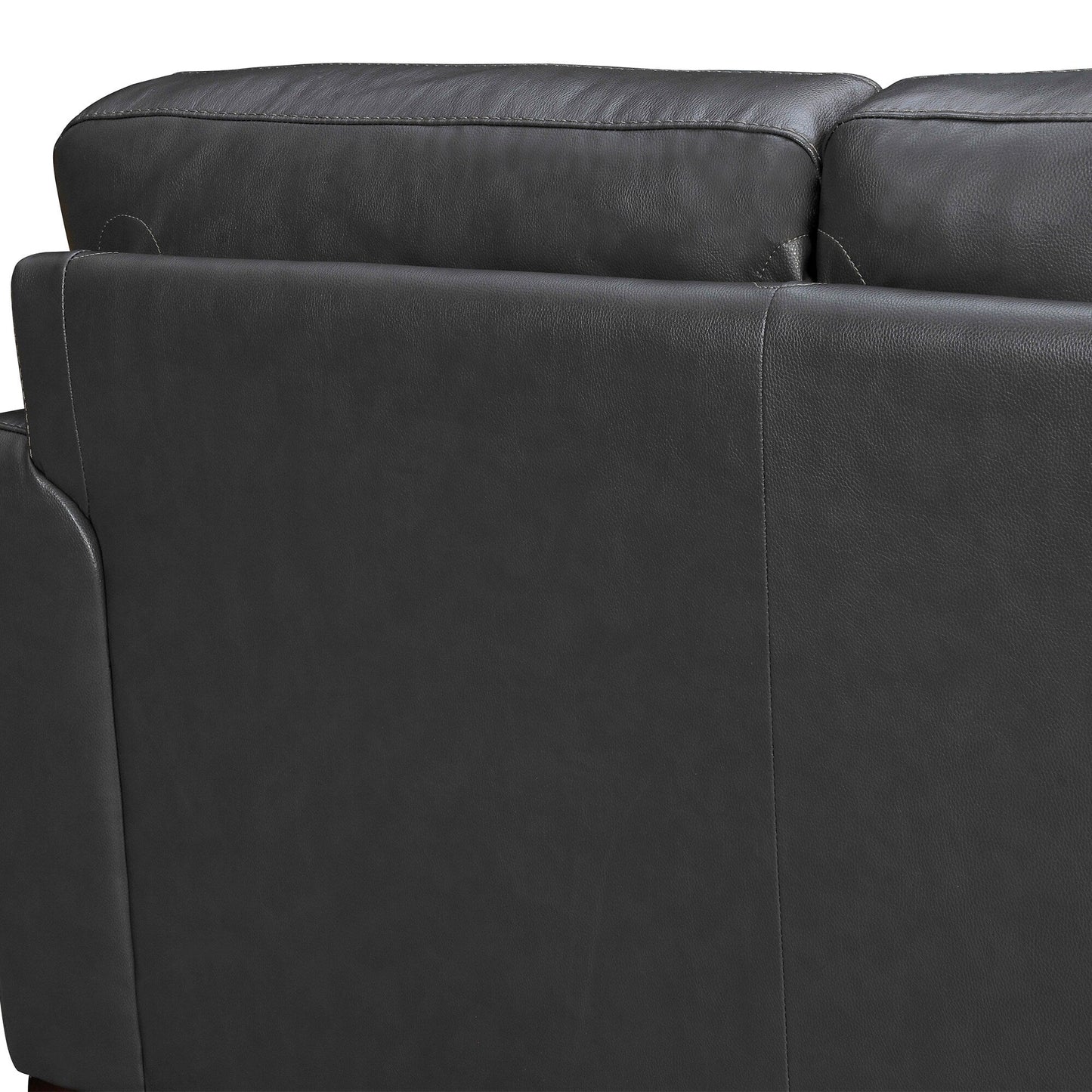 Bergen 87 Leather Upholstered 3-Seater Sofa