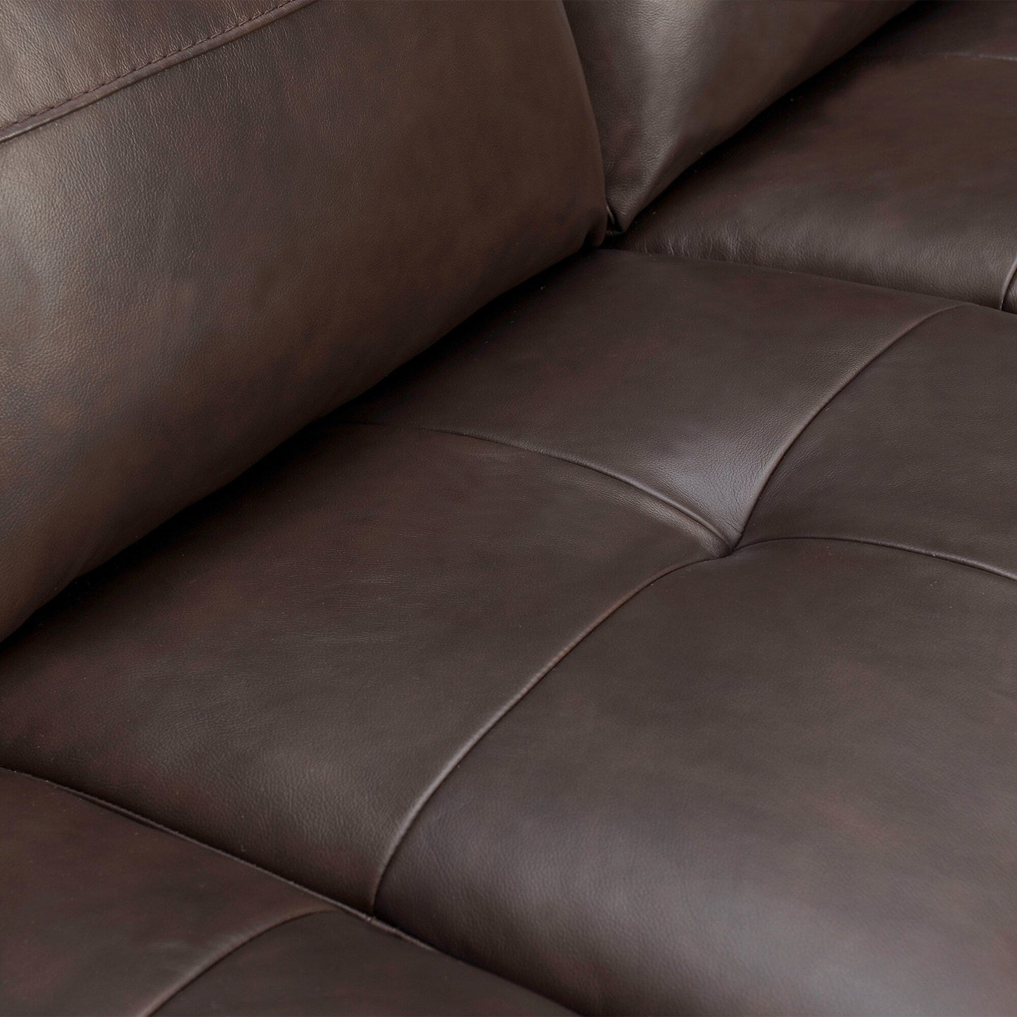 Bergen 87 Leather Upholstered 3-Seater Sofa