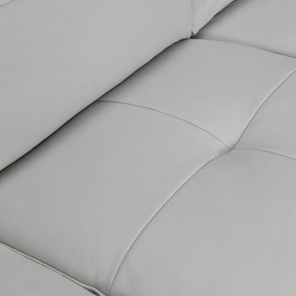 Bergen 87 Leather Upholstered 3-Seater Sofa